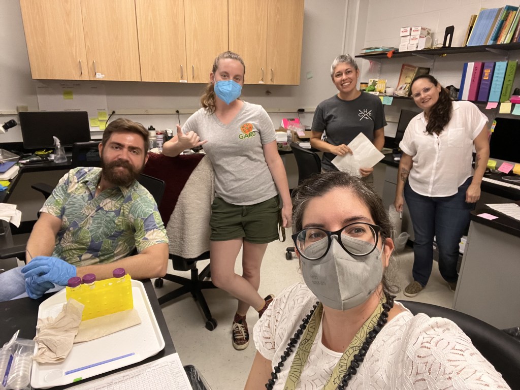 Longo Lab working on dissections
